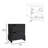 Nightstand With 2-Drawers, End Table With Sturdy Base, Black-366333310