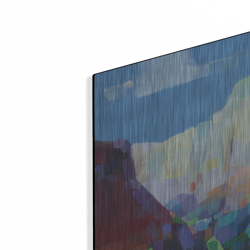 Ivy Bronx «Canyon Rock» par Vahe Yeremyan, art mural en métal, H 24 po x l 48 po