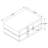 1-Shelf Rectangular Side End Table