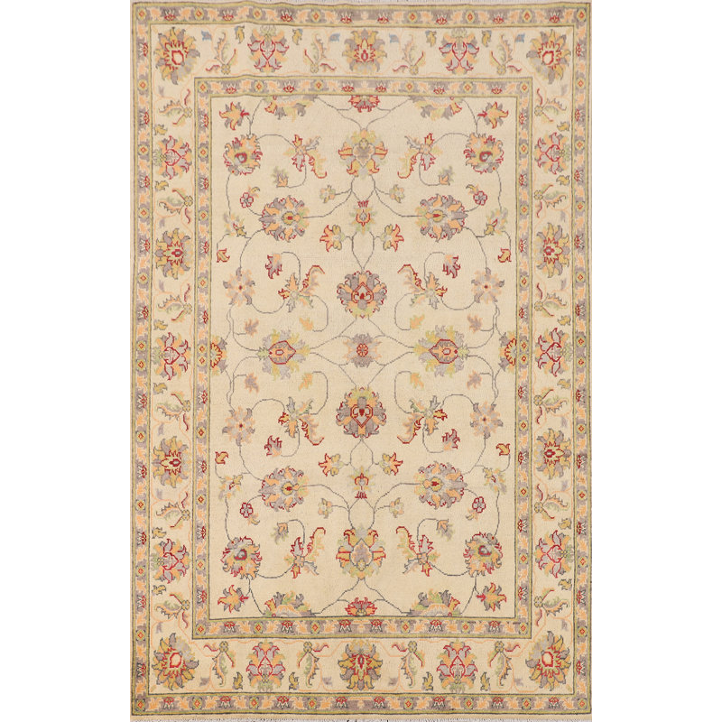 Tapis oriental à motif floral All-Over Oushak