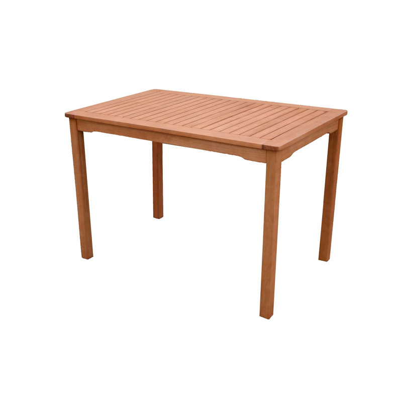 Altino 4 - Person Wood Patio Dining Set with Rectangular Table