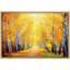 «Autumn Fall Sunlight Shine Over Yellow Autumn Forest Path» sur toile-93628949-93628952