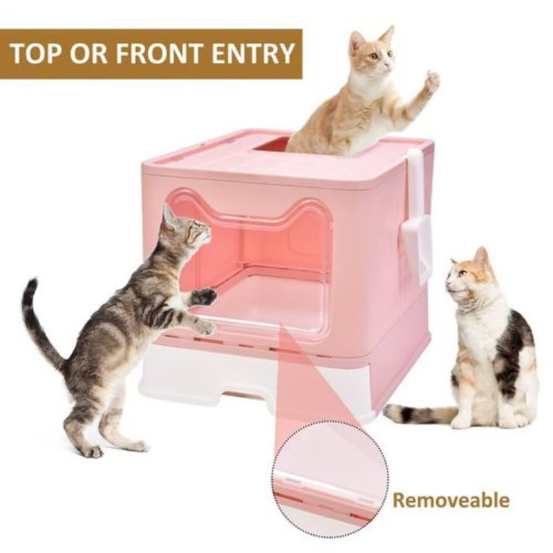 Self Cleaning Litter Box,Automatic Cat Litter Box Self Cleaning for Cats, App Control,Safety Protection