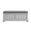 Mariano Grey Storage Bench