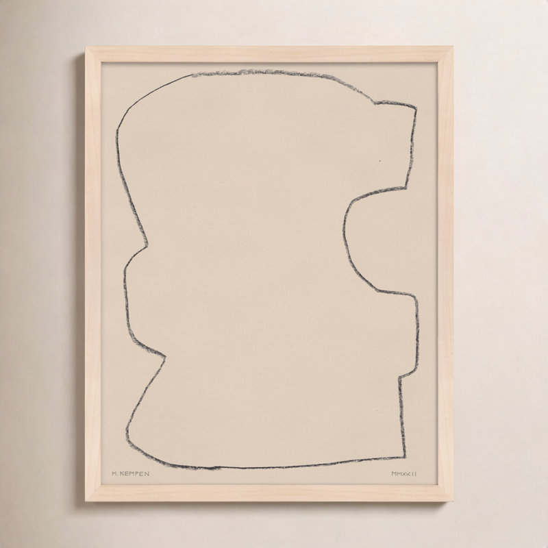 Freya 9 by Michael Kempen - Picture Frame Print, 20" H x 16" W x 1.25" D, Maple