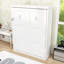 Lit escamotable en bois avec lattes robustes, conception pliable peu encombrante-732894187-732893716