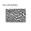 Tapis pour salle de bain Zebra