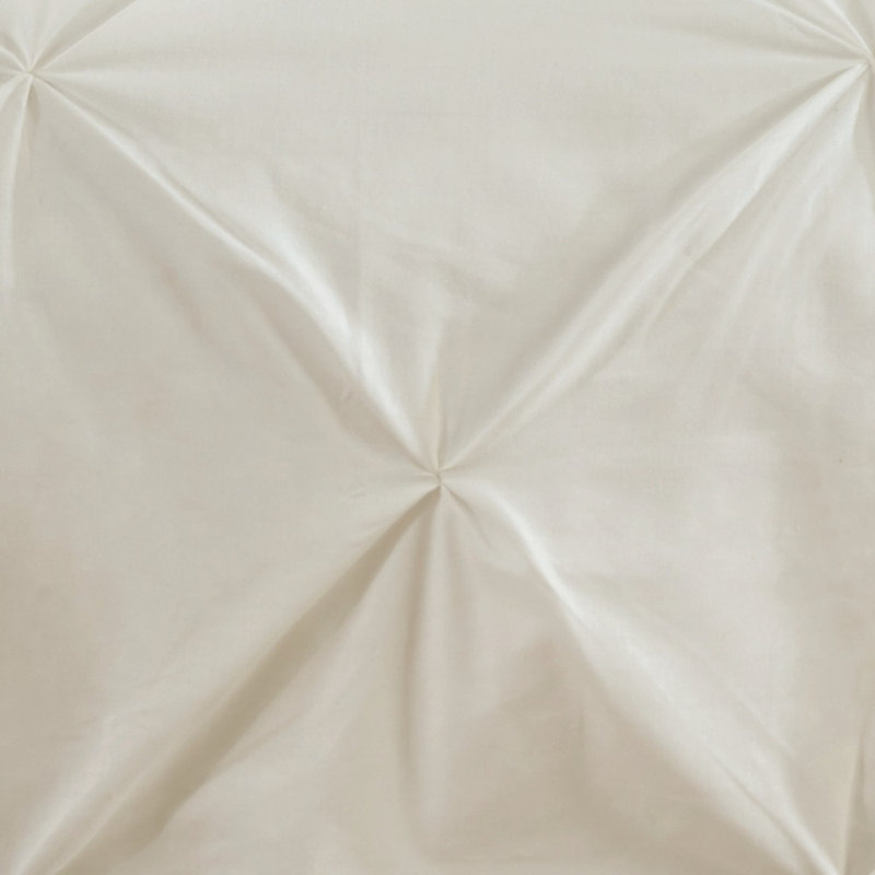 Degraff 144 TC Duvet Cover Set, Single Duvet Cover + 1 Standard Pillowcase, Cream