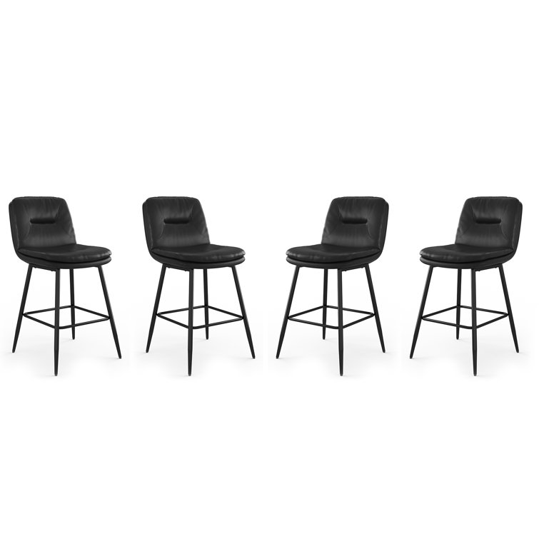 Trent Austin Design® Pelayo Upholstered Leather Bar & Counter Stool ...