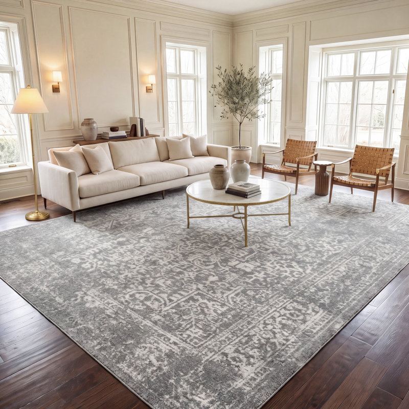 Tapis abstrait Annette, Rectangle de 10 pi x 14 pi