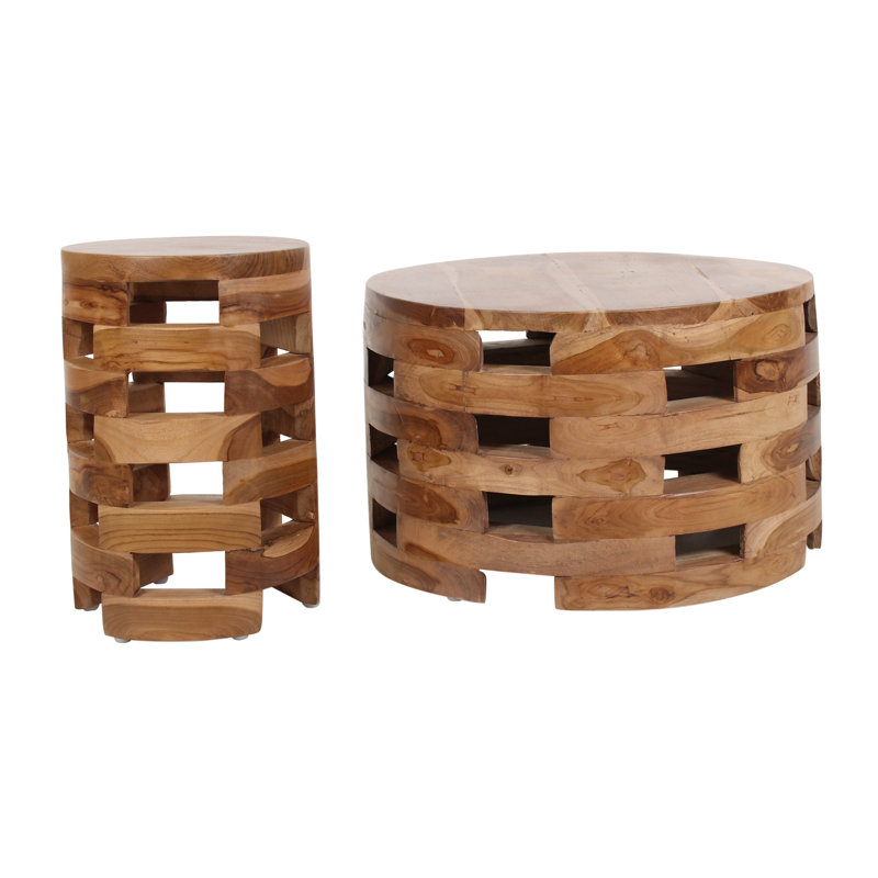 Charnessa Solid Wood End Table, Brown