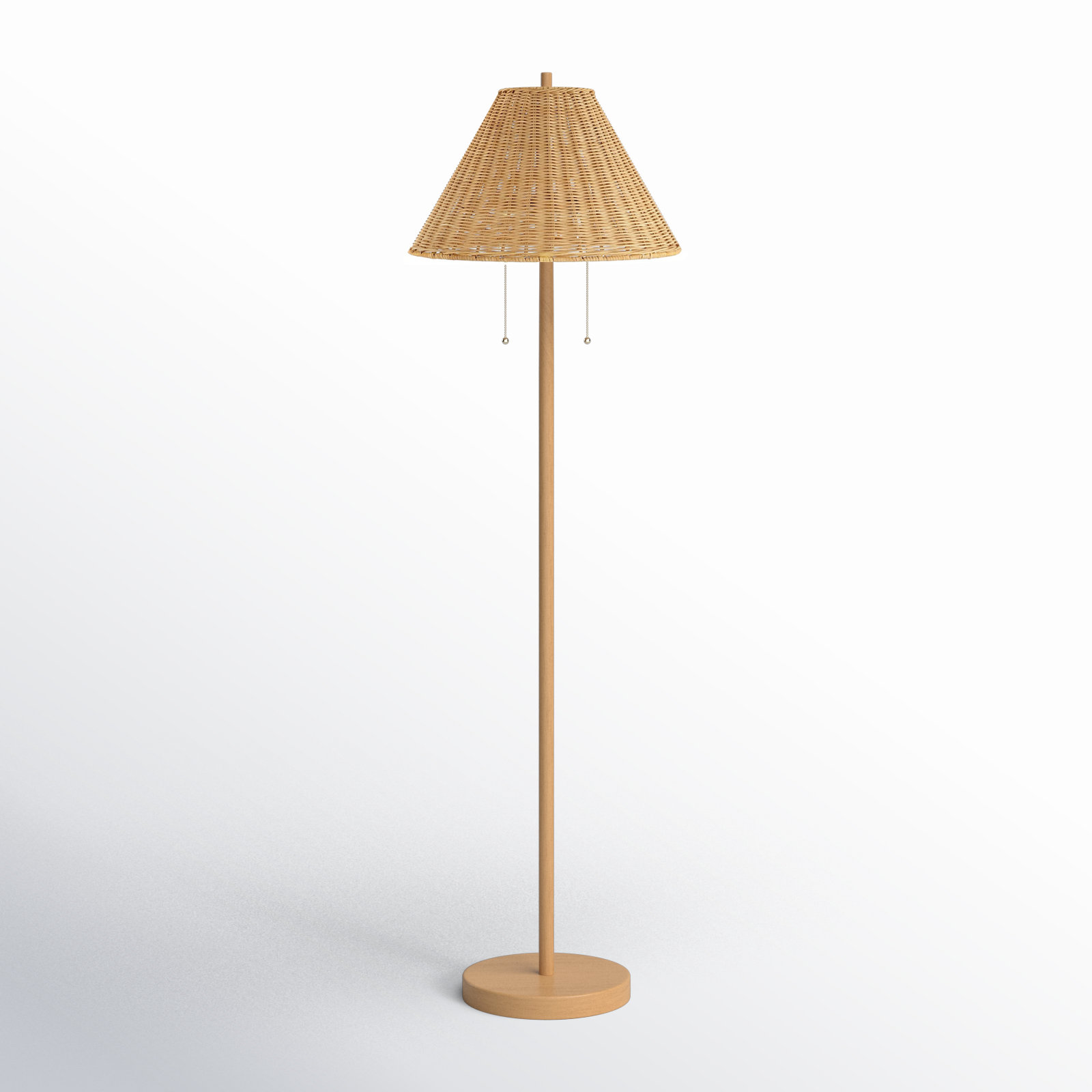Igby 61'' Floor Lamp, Brown