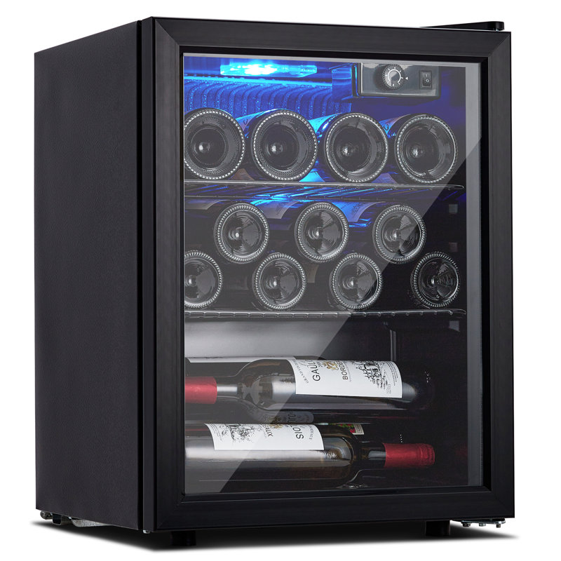 GlowSol 16.9'' W Freestanding 16 Cans (12 oz.) 48 Cubic Feet Beverage Cooler