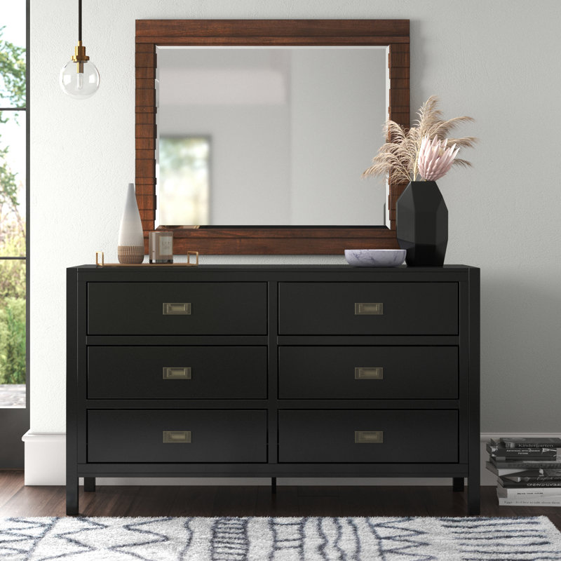 Hivernage 57.17'' W 6 - Drawer Dresser, Black