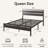 Classical Metal Frame Platform Bed