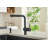 Linus Low Arc Pull-Out Dual-Spray Kitchen Faucet - Anthracite-55195791