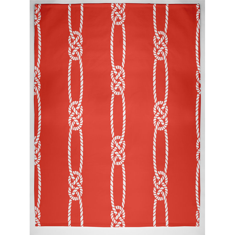 Maxwellton Plain Weave / Muslin Throw Blanket, Orange