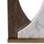 Sagebrook Home 22X17" 2-Tone Marble Open Cut-Out Lamp, White/Beige