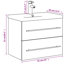 Argita 60mm Single Bathroom Vanity with Drop In Ceramic Basin-1407775919