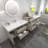 Moreno Bailey 113.5'' Double Bathroom Vanity with Acrylic Top-87461150