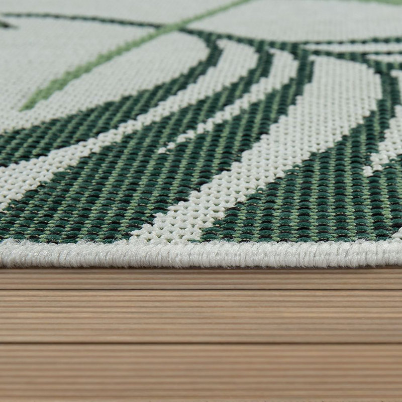 Butoves Floral Indoor / Outdoor Area Rug, Rectangle 120 x 170cm