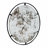 Round Mirror with Metal Frame