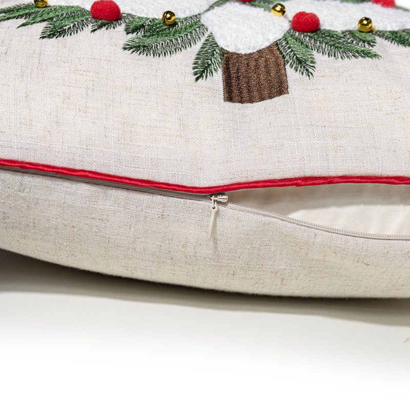 Decorative Christmas Tree Throw Pillow Cover