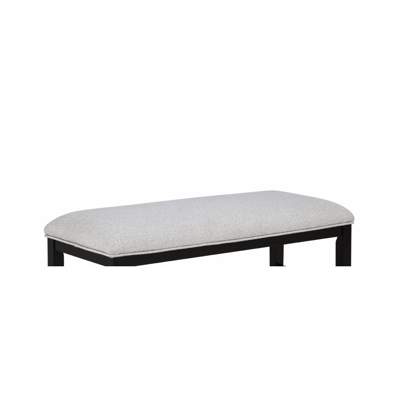 Banc en bois gris clair 1pc