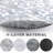 Magnetic Car Windshield Snow Cover, Vehicle Wind-Shield Protector Winter Snow Rain Dust Frost Ice Guard Sun Shade, Paw Pattern-120950733