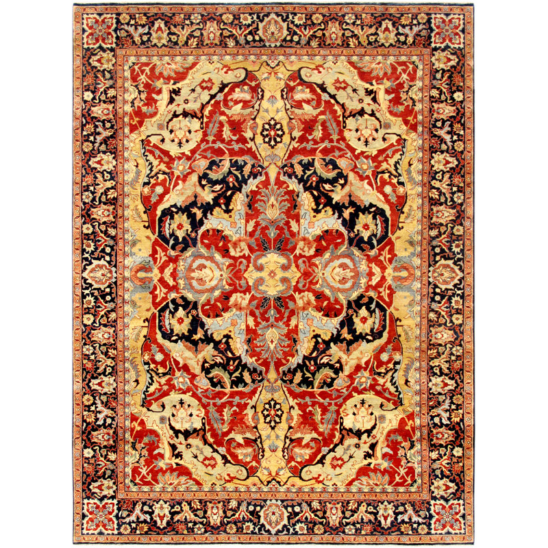 Bidjar Handmade Wool Geometric Area Rug