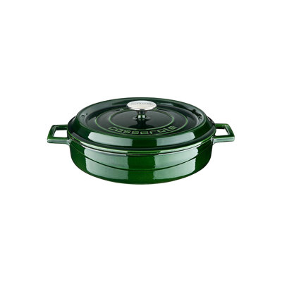 Cast Iron dia.11" h:2" Round Cast Iron Dutch Oven