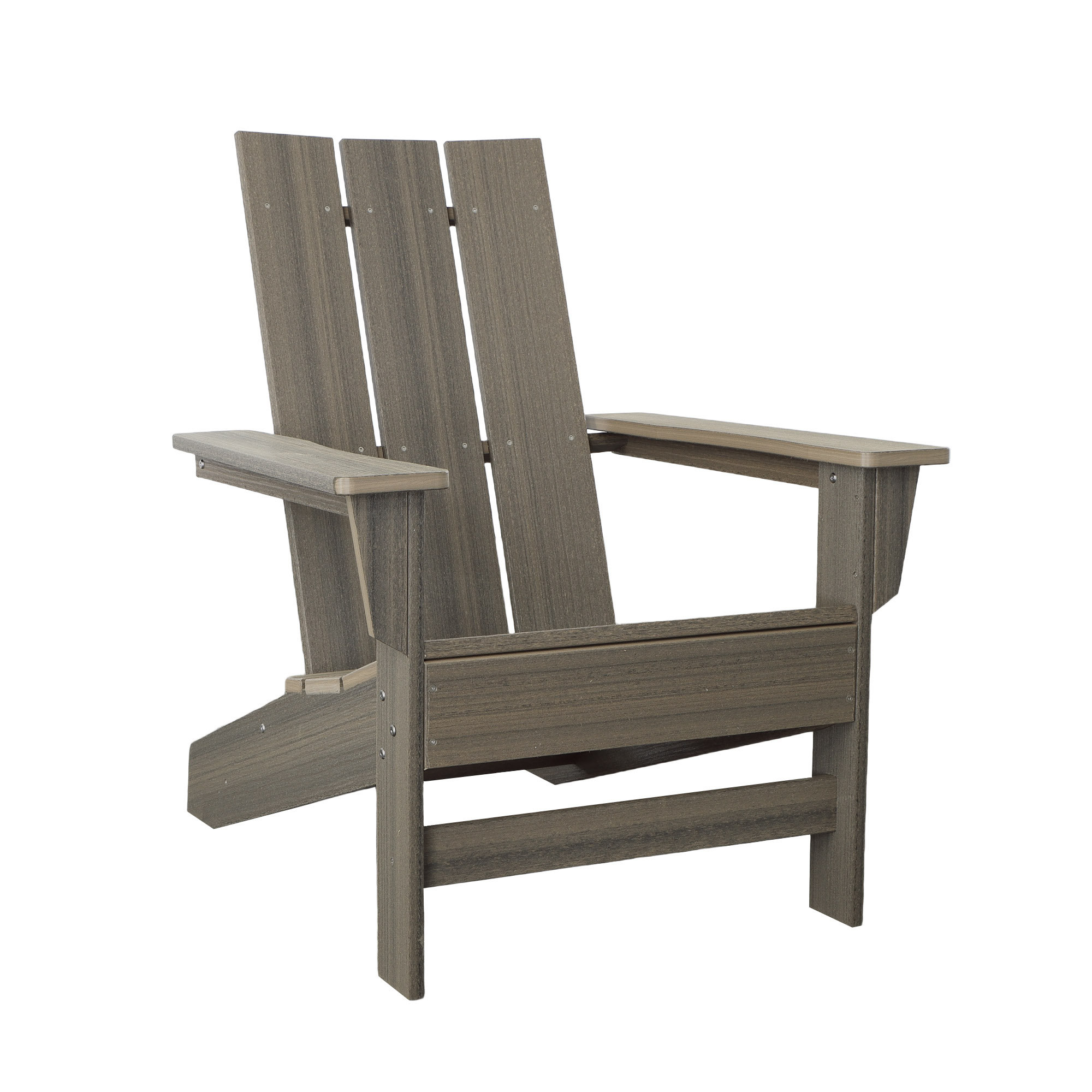Ratcliff All-Weather HDPE Adirondack Chair, Coastal Gray