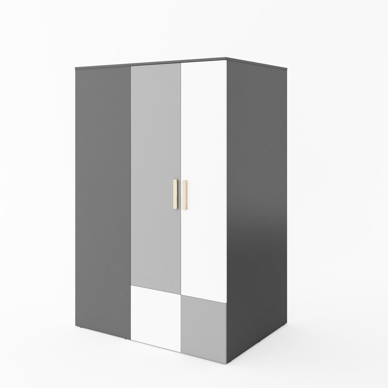 Lizamarie 2 Door Manufactured Wood Wardrobe