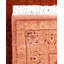 Tapis brun noué à la main de conception unique Chimel