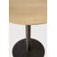 Blend dining table - varnished oak top - brown - Dark Bronze base - round 70/70/76-1281196177-1308569482