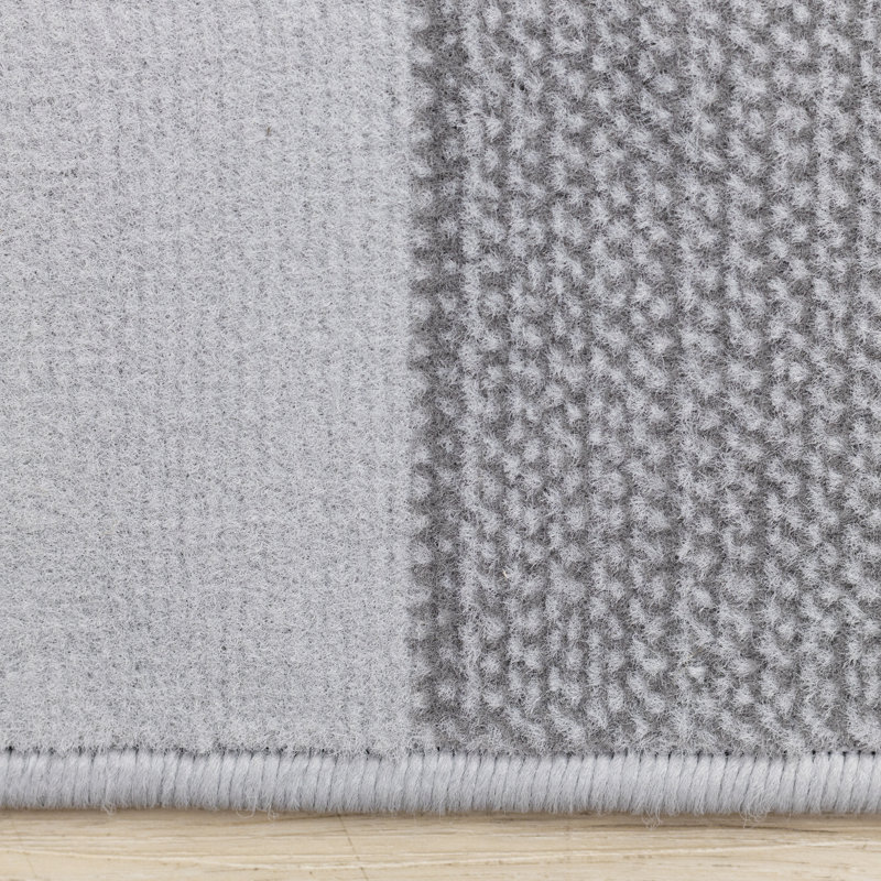 Tapis crème à motif géométrique moderne Fresno, Rectangle 6 pi 7 po x 9 pi 6 po