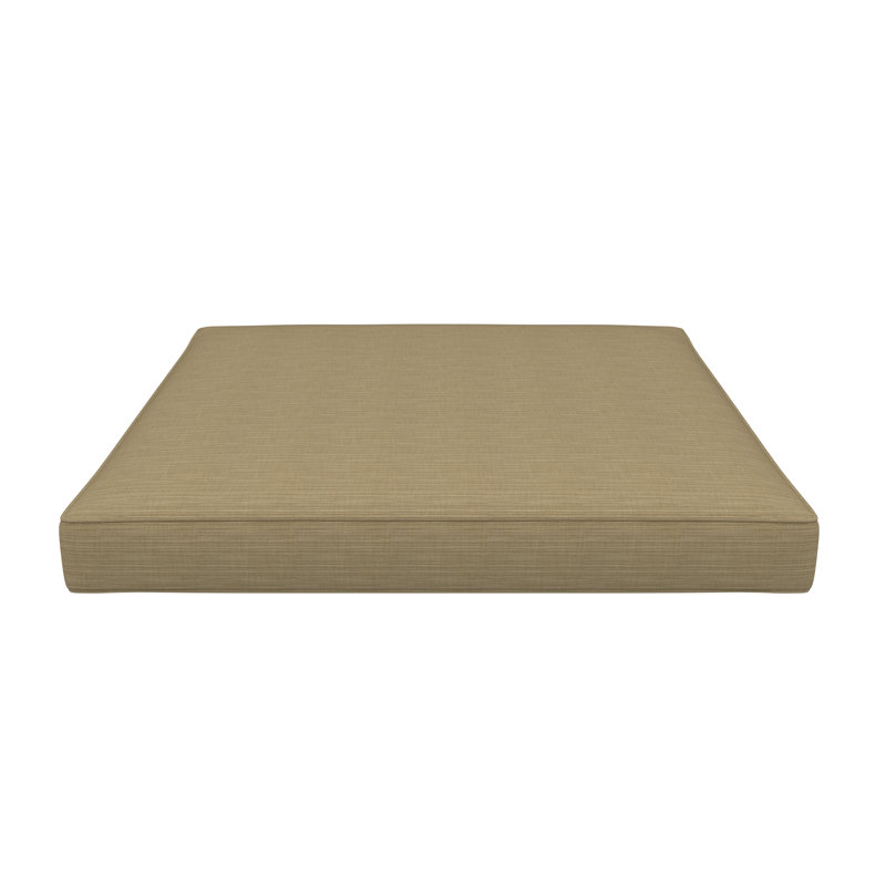 Sunbrella® Outdoor Ottoman Seat Cushion, 24" W x 24" D, Relate Harbor