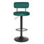 Ensemble de 2 tabourets de bar modernes réglables, dossier courbé, hauteur de comptoir pivotante, confortable et élégant pour un usage domestique ou commercial