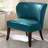 Alfredia Faux Leather Armless Accent Chair-462983342