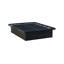 Structure de lit plateforme robuste de style moderne en métal-984357390