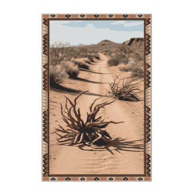  Tapis lavable Tumbleweed Trails Southwestern