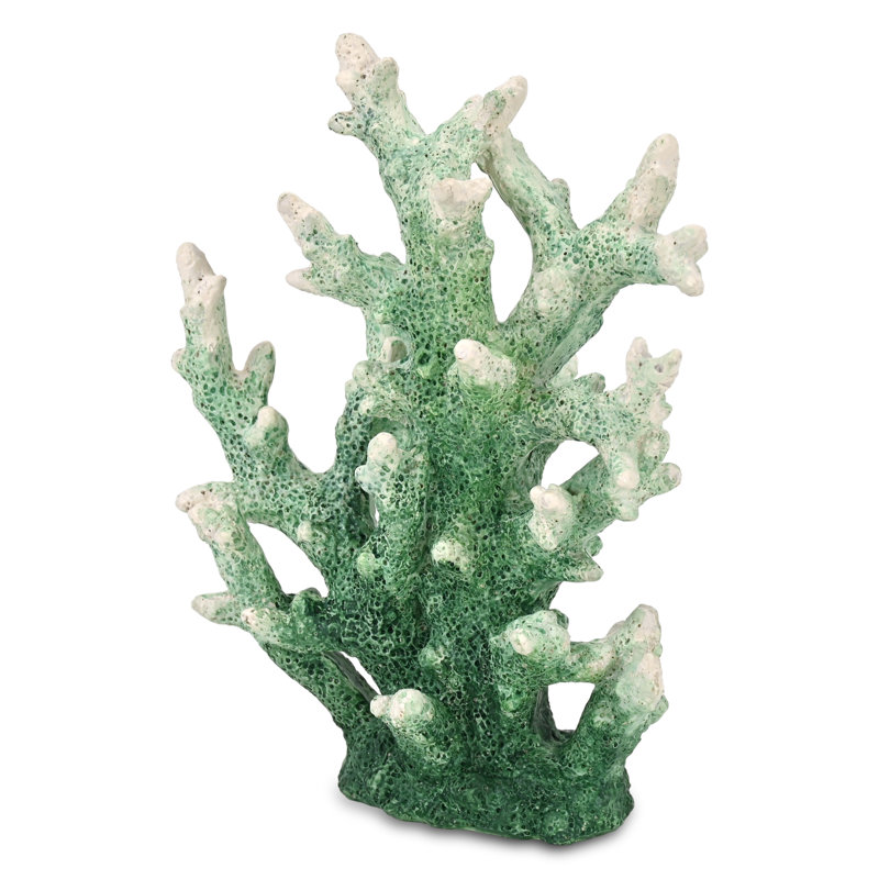 Décor de corail en résine Callidora 9,25 - vert