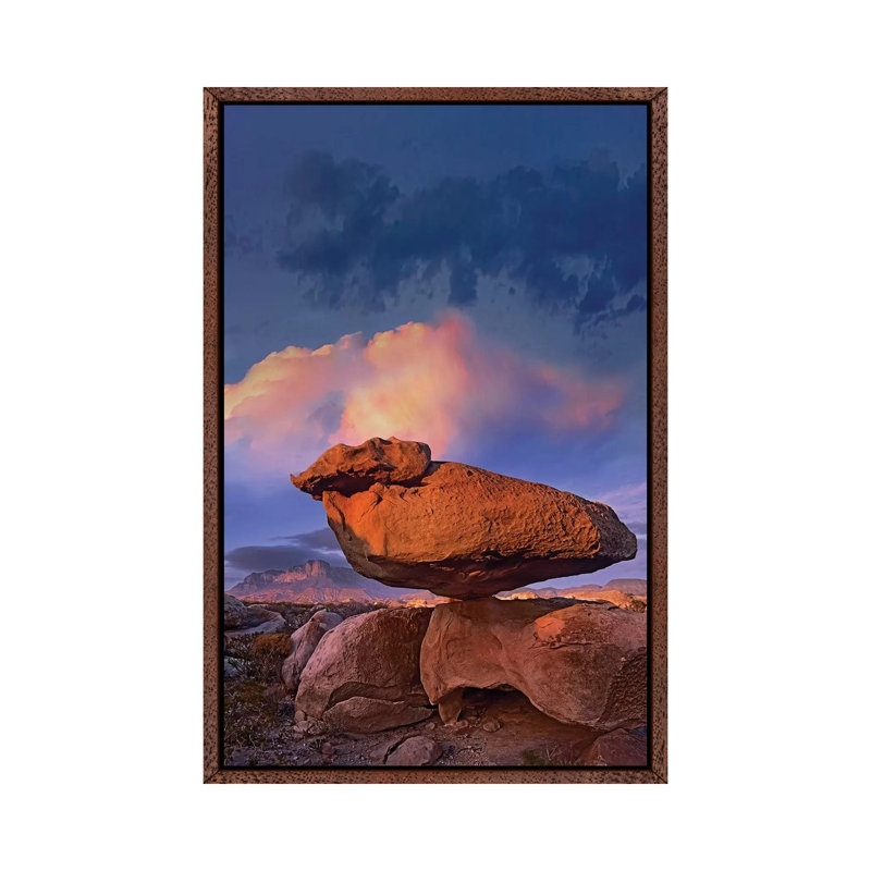 Balancing Rock Formation, Guadalupe Mountains National Park, Texas 1 Piece Wall Art on Canvas, 66.04 cm H x 45.72 cm W