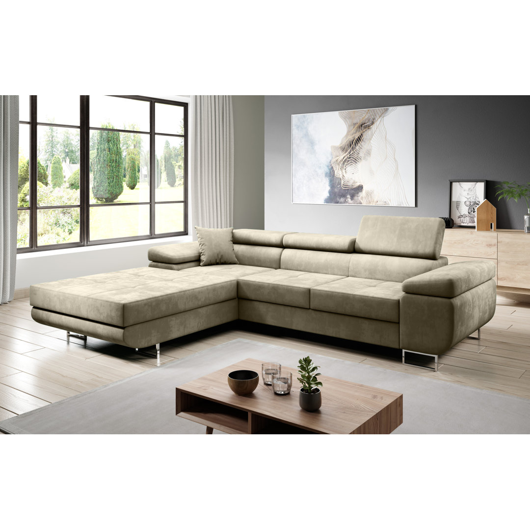 Ecksofa Aishlin mit Bettfunktion