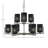 Dayberry 9 Light Uplight Chandelier Shown With 4" Glass-705917760-705917773