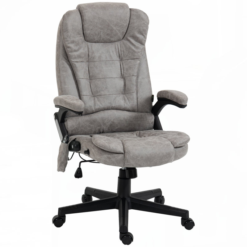 Chaise de bureau de massage vibrante à 6 points HOMcom