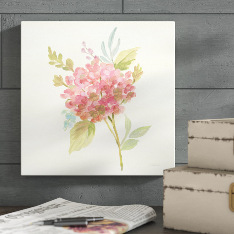 Petals And Blossoms VII by Silvia Vassileva - No Frame Painting on Canvas, 30cm H x 30cm W