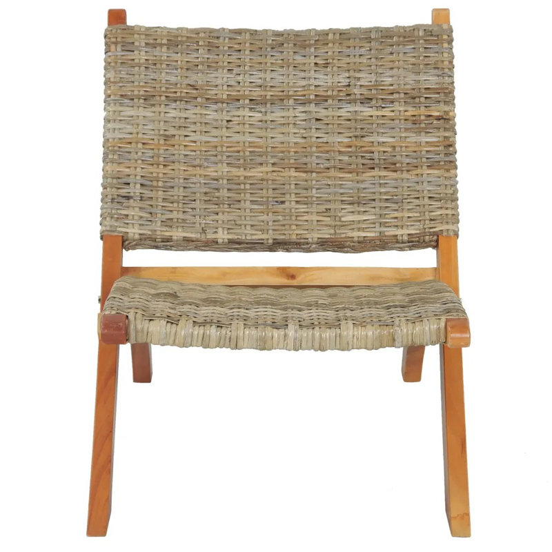 Salmon Relaxing Chair, Brown, Beige