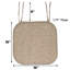 Coussin de chaise antidérapant en mousse à mémoire de forme 16 po x 16 po Aria-1186914763-1186914806