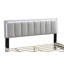 Lit double tapissier 1Pc avec DEL-123985517